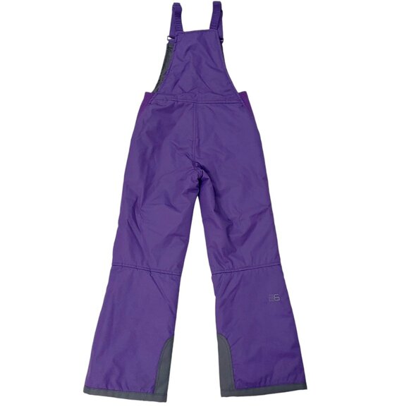 Arctix A6 Snow Bib Youth Large Purple Front Zip Insulated Warm Winter Outdoor - Picture 6 of 11